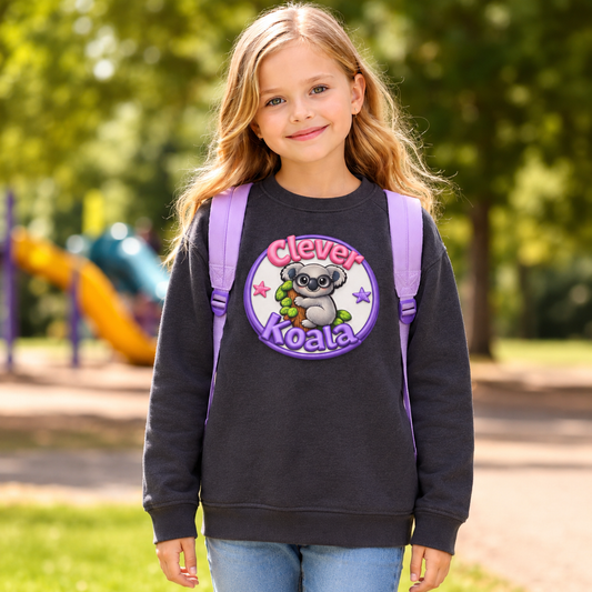 Clever Koala™ Premium Sweatshirt — Kids